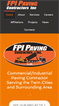 Mobile Screenshot of fpipaving.com